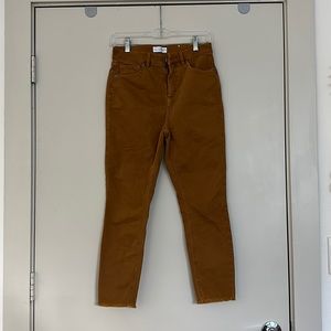 LOFT mustard yellow skinny jeans, size 27/4P